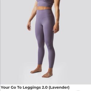 NWT Born Primitive Your Go To Leggings 2.0 Lavender Sz M